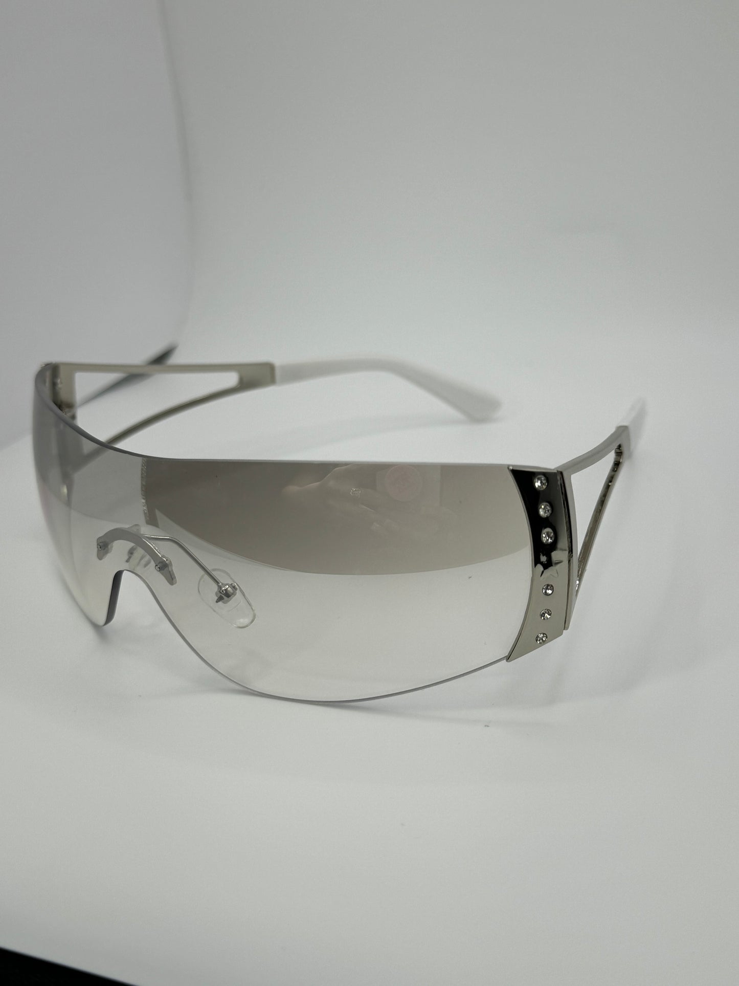 Y2K White clear Sunglasses