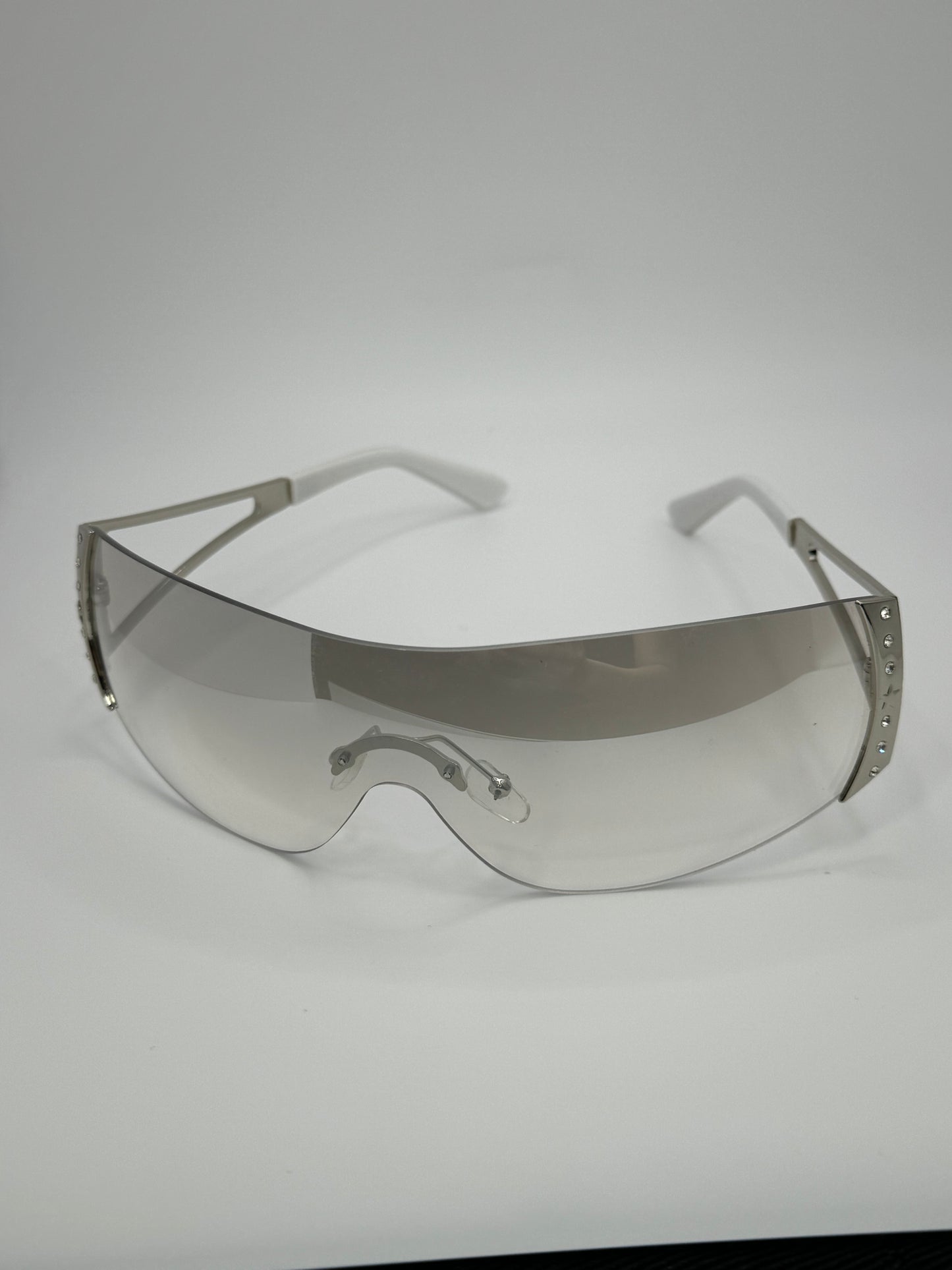 Y2K White clear Sunglasses